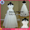 Robe de mariée de haute qualité en embellissement ceinture à fleurs artisanales avec une très jolie robe de mariée populaire